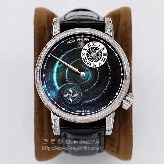 PATEK PHILIPPE手錶 百達翡麗麗宇宙星空系列腕表 釉制高檔搪瓷錶盤 百達翡麗高端男表  hds1077